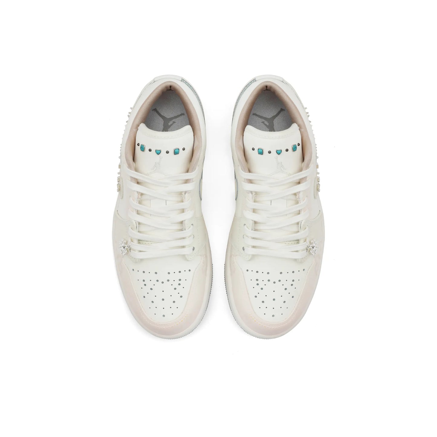 [Custom Camellia‘s Message] Jordan Air Jordan 1 Low Top Unisex Skateboarding Shoes