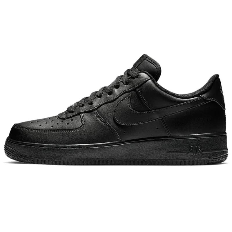 [Custom Words cross boundaries]  Air Force 1 Skateboarding Shoes Unisex Low-top Black