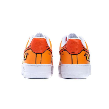 [Custom little fire dragon orange-yellow Style]  Skateboarding Shoes Women's
