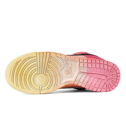 [Custom Gradient Dye Style] Skateboarding Shoes Men Low-top Yellow/Pink
