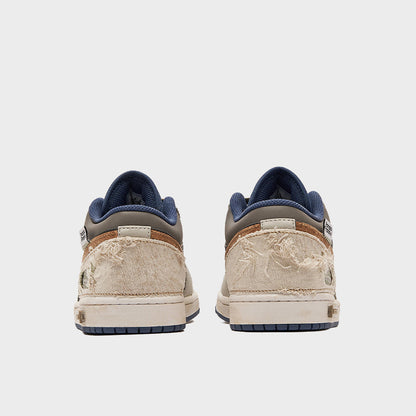 [Custom Land of Nowhere] Jordan 1 Low Skateboard Shoes