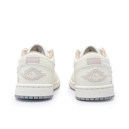 [Custom Camellia‘s Message] Jordan Air Jordan 1 Low Top Unisex Skateboarding Shoes