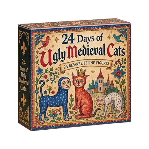 🐈🏰 24 Days of Ugly Medieval Cats – Hilariously Weird Cat Advent Calendar 2026